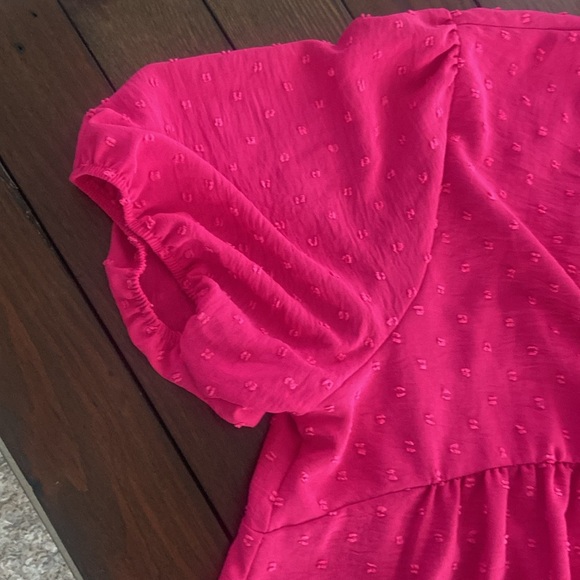 Honeyme curvy Fuchsia plus size dress - Picture 5 of 8